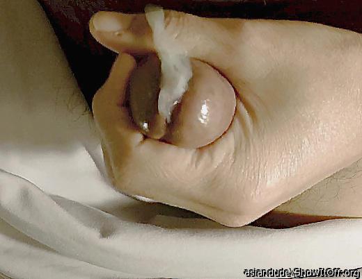 Cum blast from a big slit