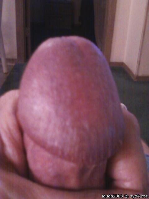 Love to get my lips and mouth around your big swollen beauti