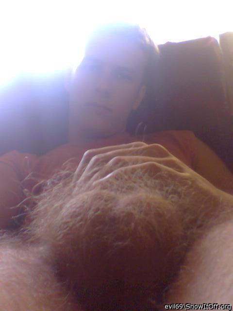 Mmmmm love to lick through your pubes and suck those meaty b