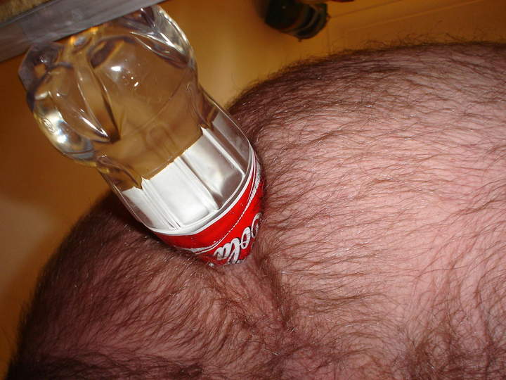 Lets try to put wide end in my ass until we feel our asses 