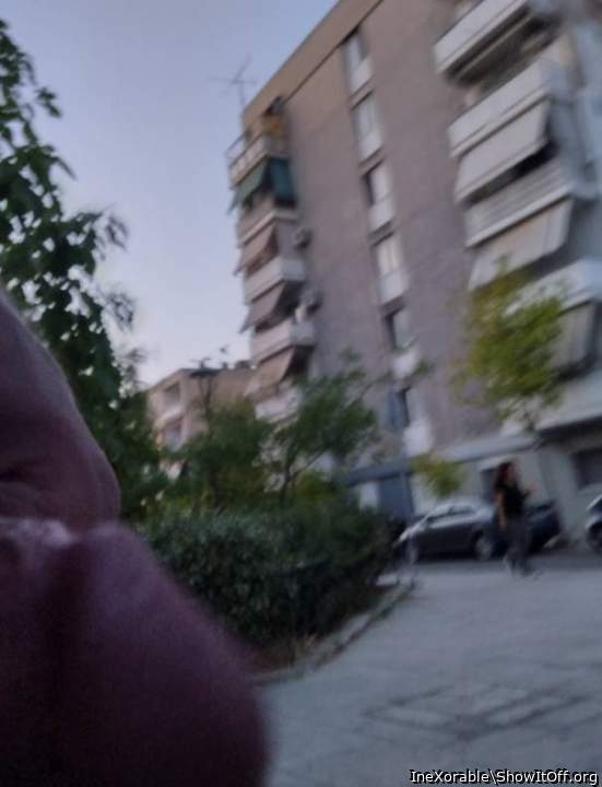 My naughty public knob!