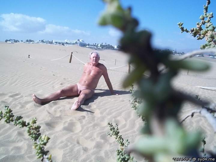 Relaxing in the dunes