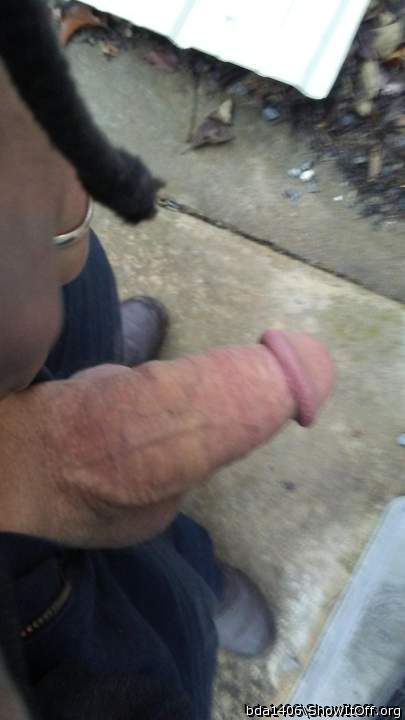 freshly shaved showing off at work
