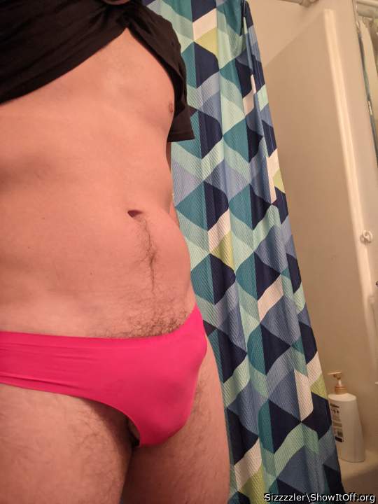 Mmm, I want to pull your panties down and kiss your balls...