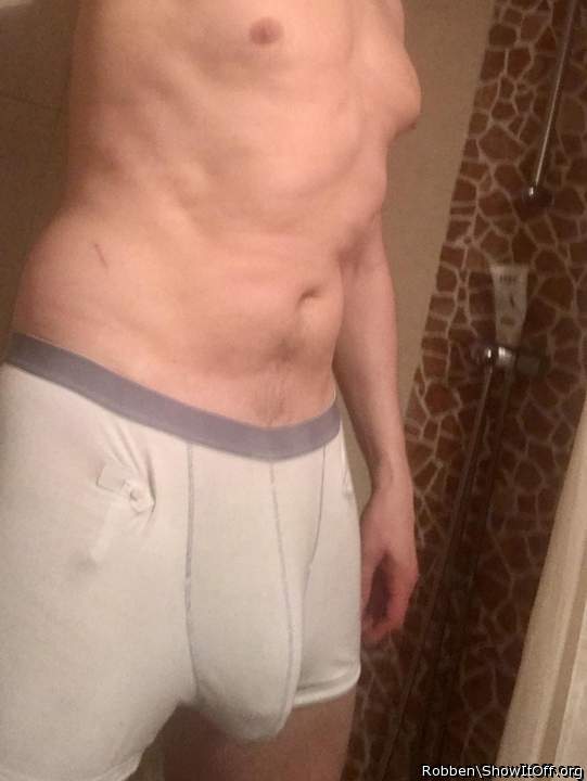 In underwear softie bulge
