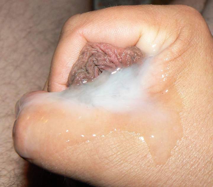 cum on foreskin