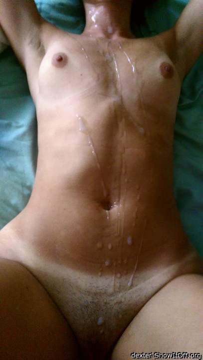 Omg thats not only you...?!? 
Shes covered with cum from 