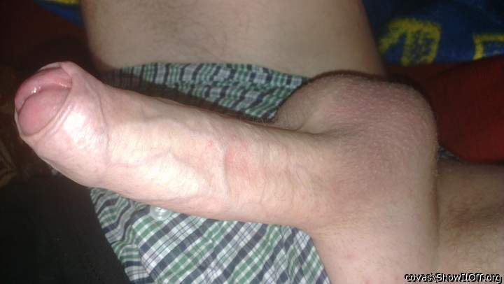 Lovely long uncut cock!   
