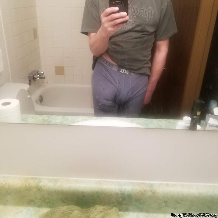 Underwear fat cock
