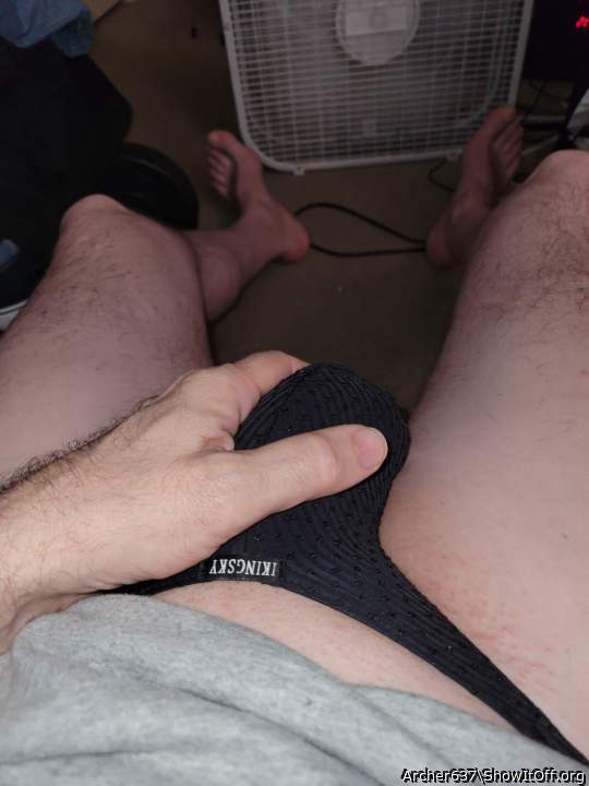 Sexy black gstring