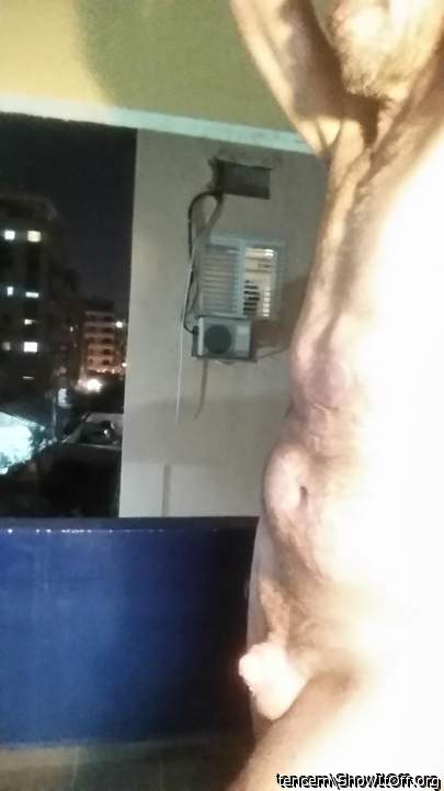 Balcony flashing in the city