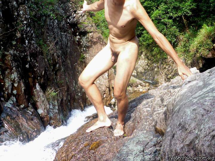 up of waterfall