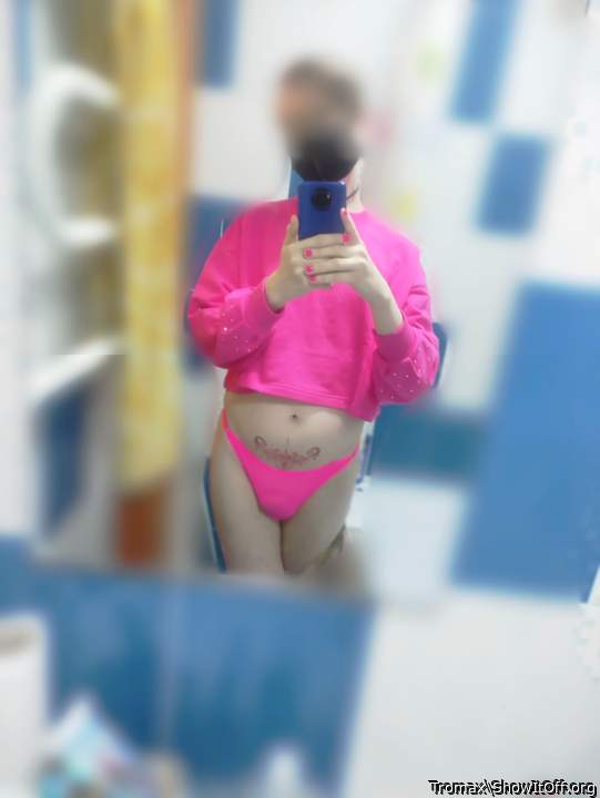 You look cute in pink