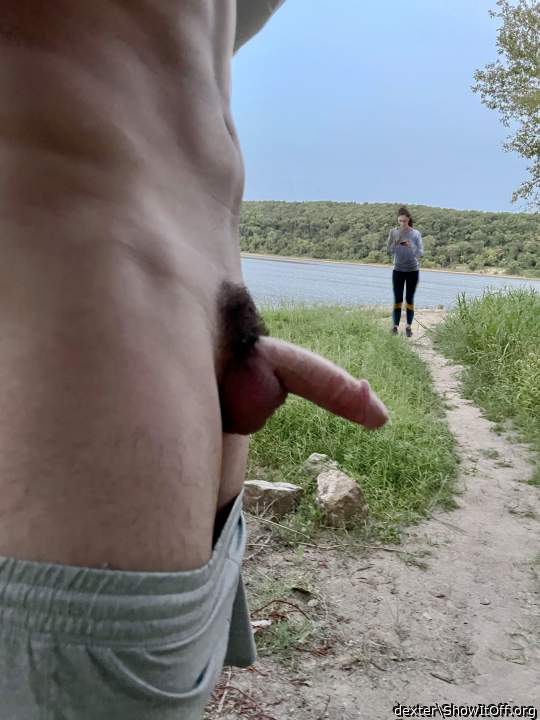 Nice! Good to get your cock out when your outdoors