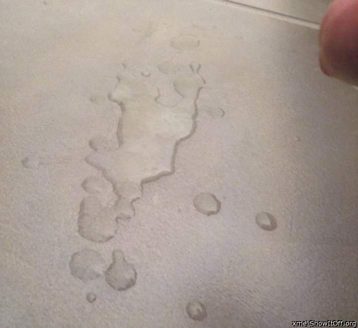 cum load on the floor