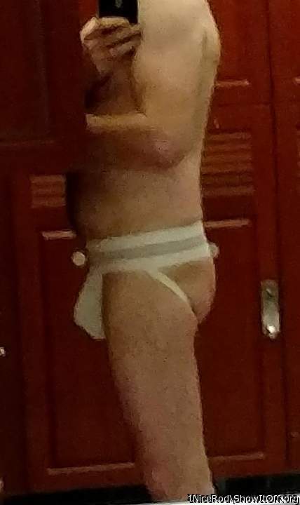 Changing at the gym.