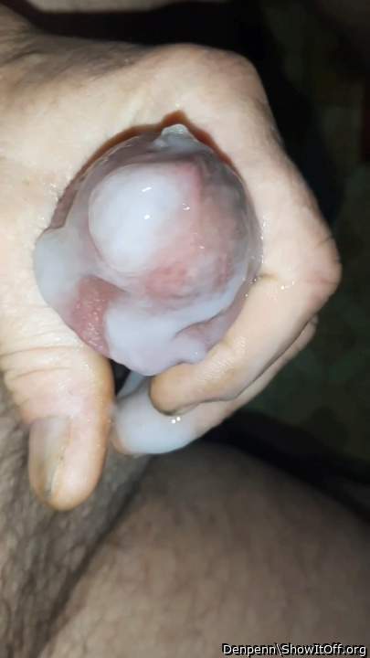Close up of cum out