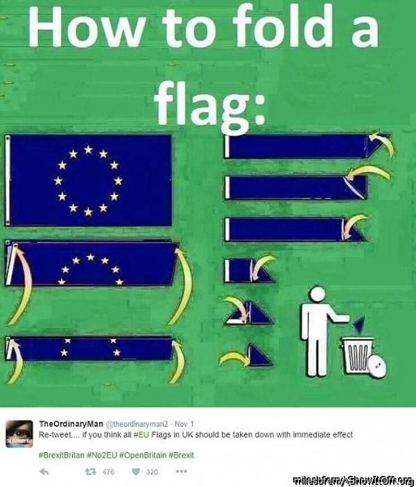 How To Fold The EU Flag