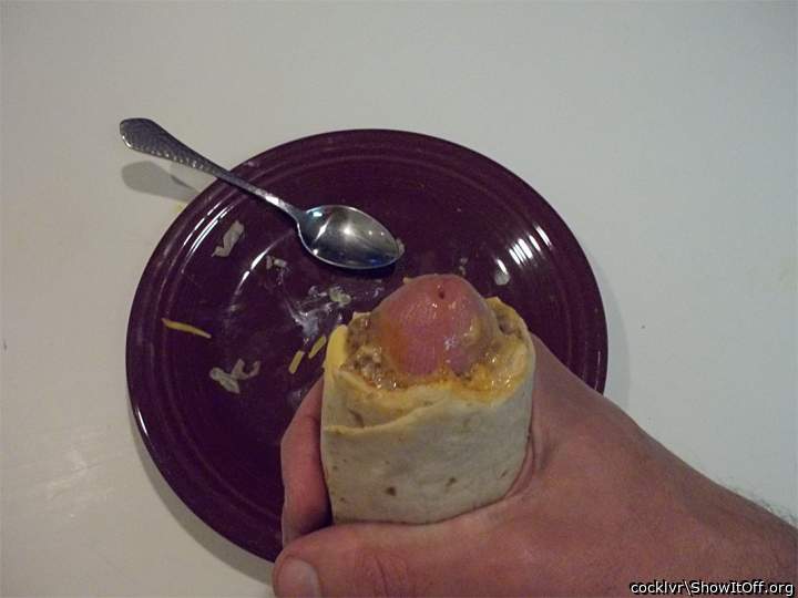 Beef & bean & cock burrito