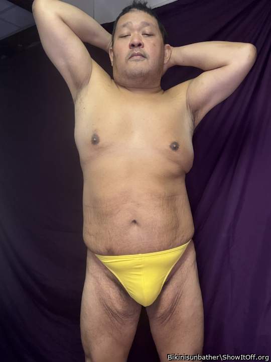 Yellow thong