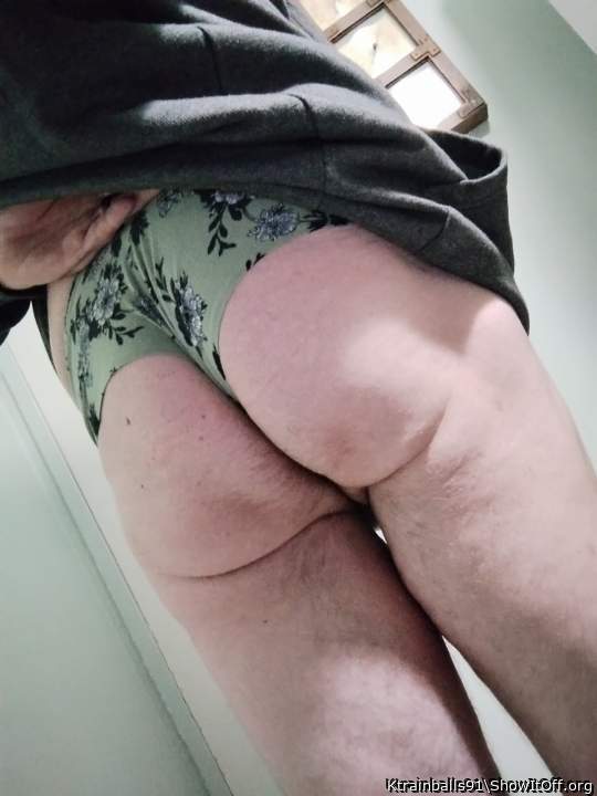 You should try wearing thong under wear