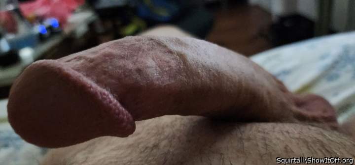 Powerful erection, sexy flared head!! 