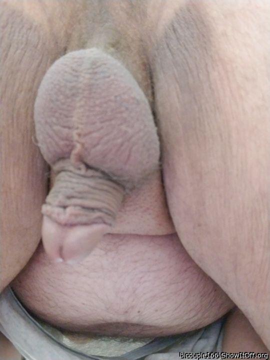 Nice view of your soft cock and balls
