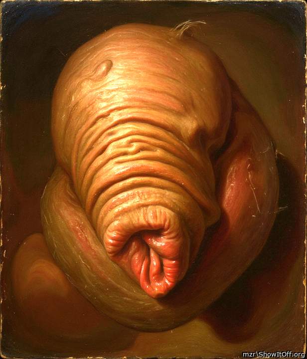 Lovely art foreskin close up