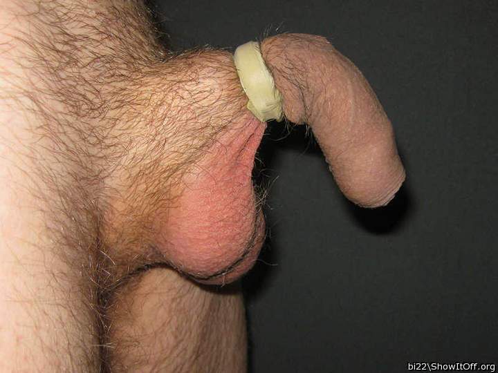 Did you tie it, then get "erect?" 