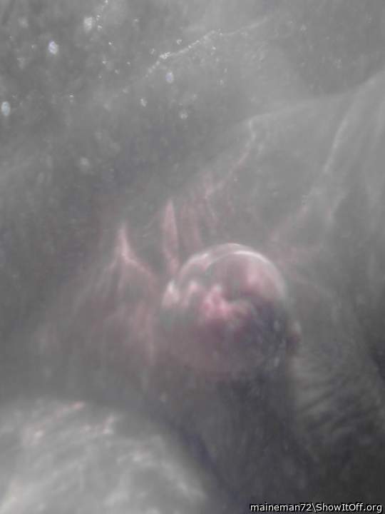 under water