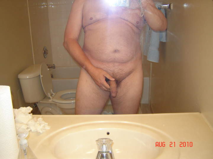 in her new bathroom shot of my cock