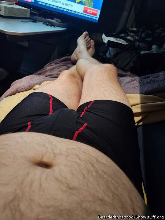 Photo of a purple headed monster from Beardedtndadbod