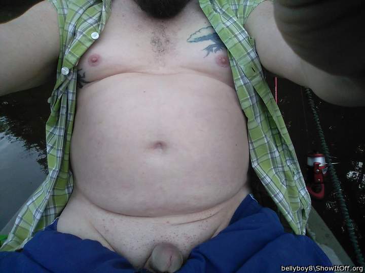 In my kayak waiting for action.