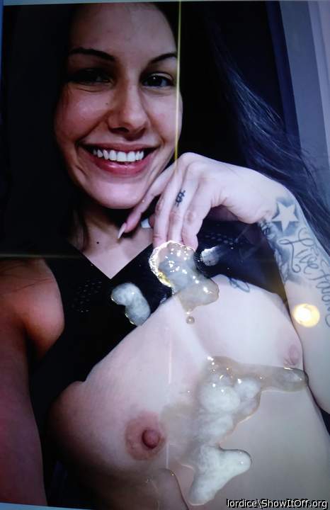 What a cutie ! She deserves your big cum load ! 