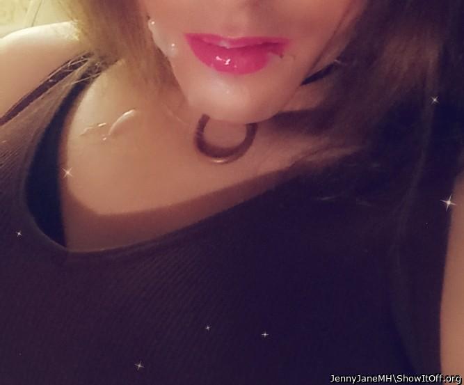 Oh, there seems to be something on your pretty face, let me 