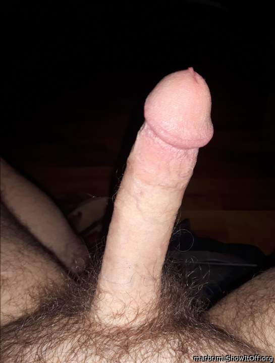 What a lovely cock. I'd be happy to suck it for you while yo