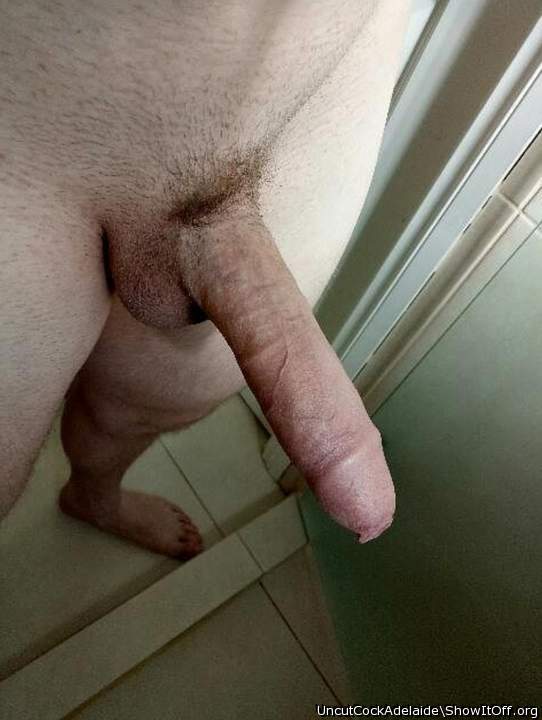 My uncut cock