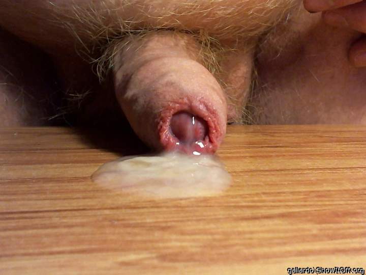 Cum on Table