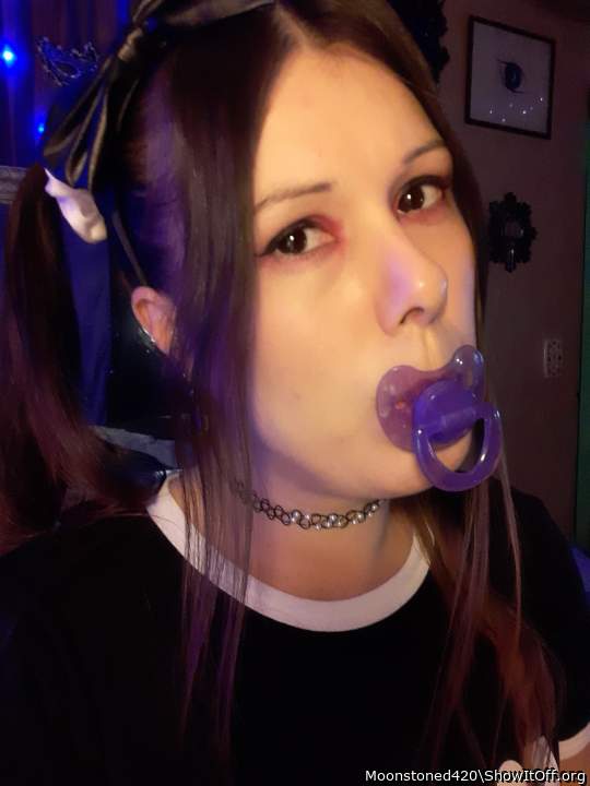 Use my cock as a pacifier.