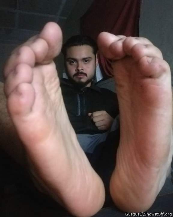 Put your face between my soft soles
