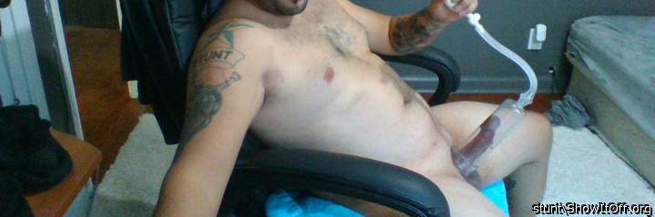 Is that cock in a vacuum pump or a Venus 2000 for the fun of
