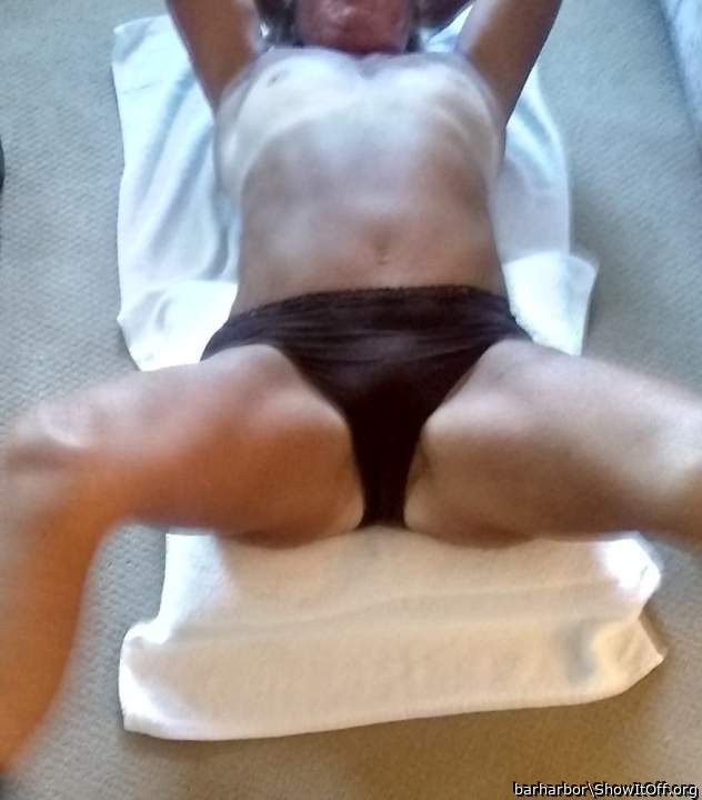 Feel my wet panties.