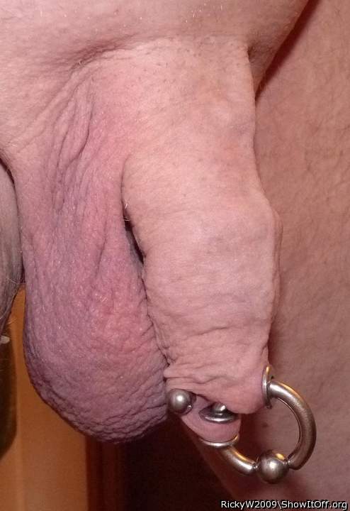 Flesh tunnel foreskin