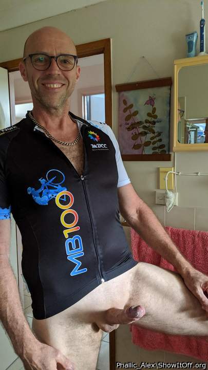 So horny after cycling.