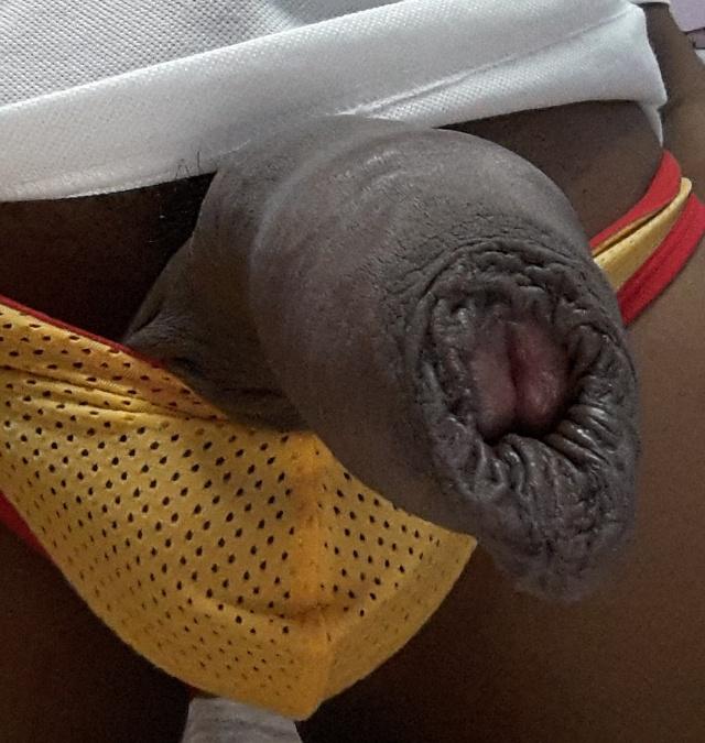  looks hot ... lovely foreskin ! 