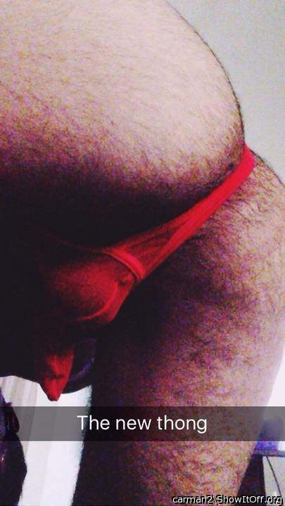 Back side view of the thong