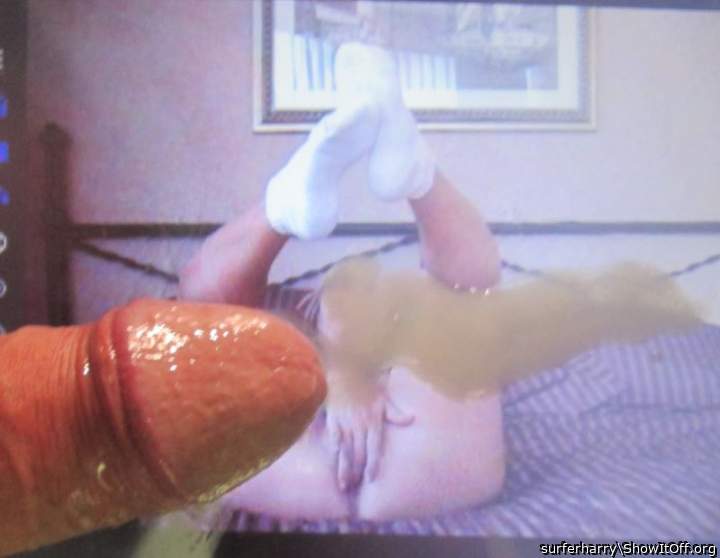 warming the hole up for you to stick your cock in 