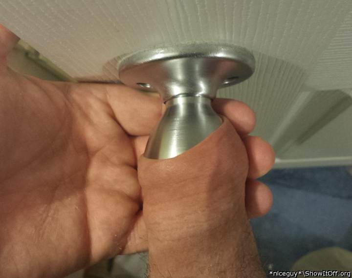 Soooo... this is you docking with a doorknob?
I hope that d