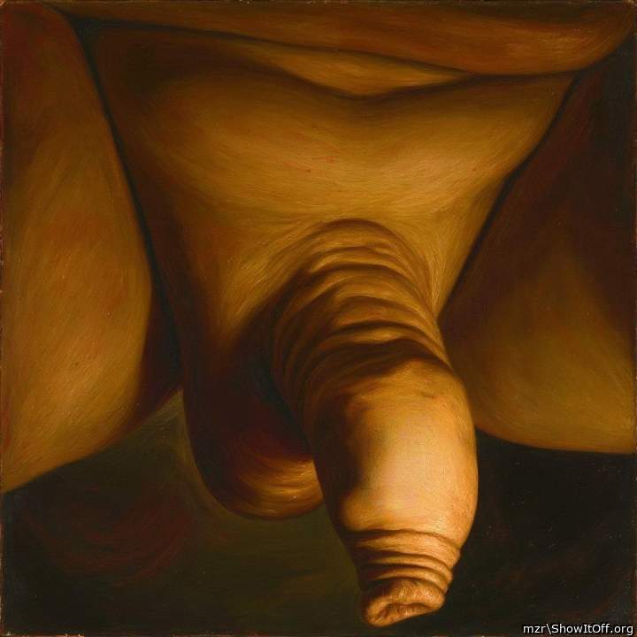 Wonderful big uncircumcised cock with foreskin