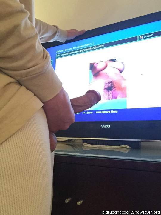your big cock is pointing in the right direction !   